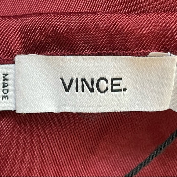 Vince | Red Mixed Media Sweater Dress New - Picture 7 of 10